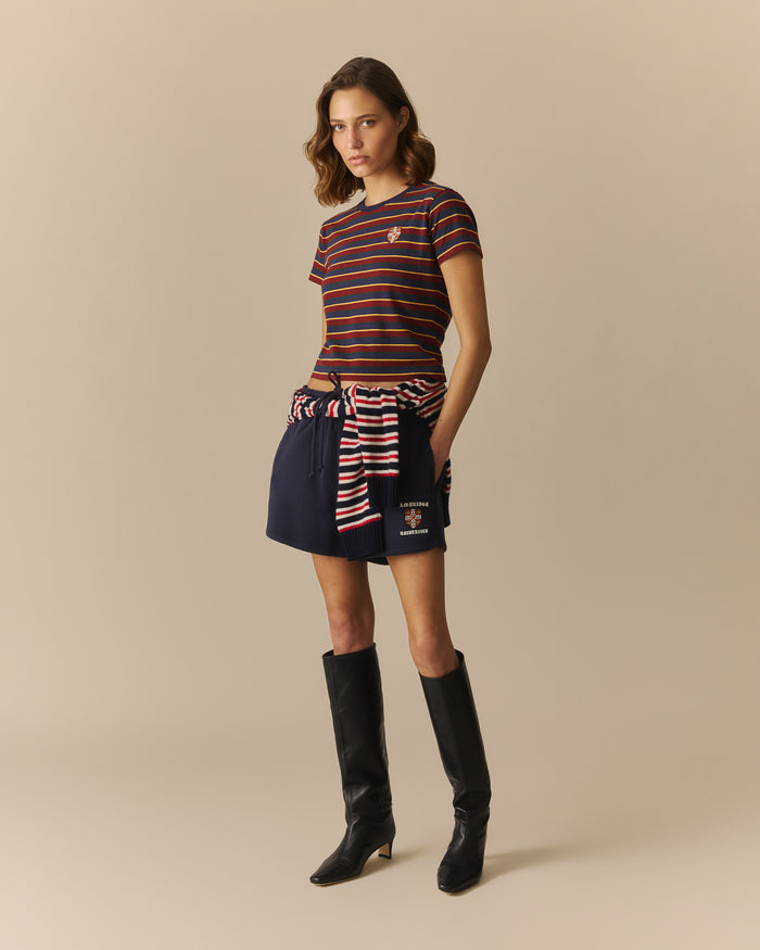 Striped Cambridge Tee Multi-Color Multi-Color / XL