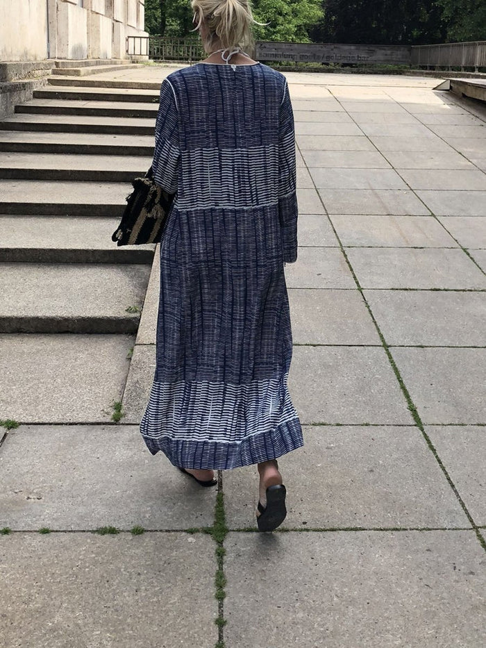 Striped Print Dress