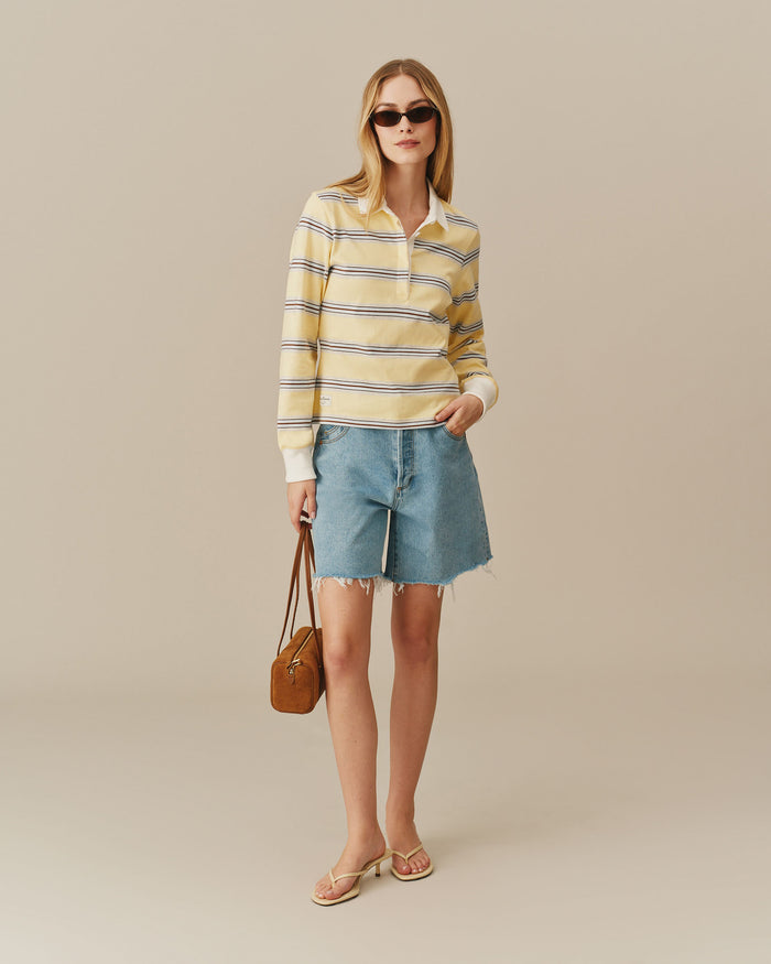 Striped Rugby Yellow Stripe