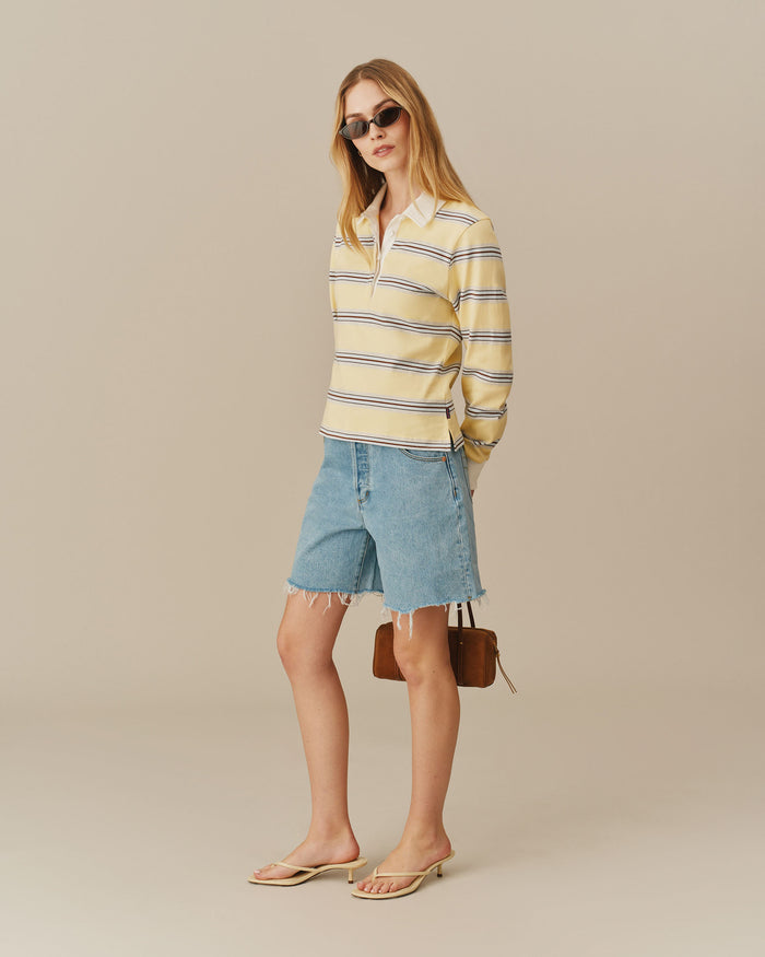 Striped Rugby Yellow Stripe