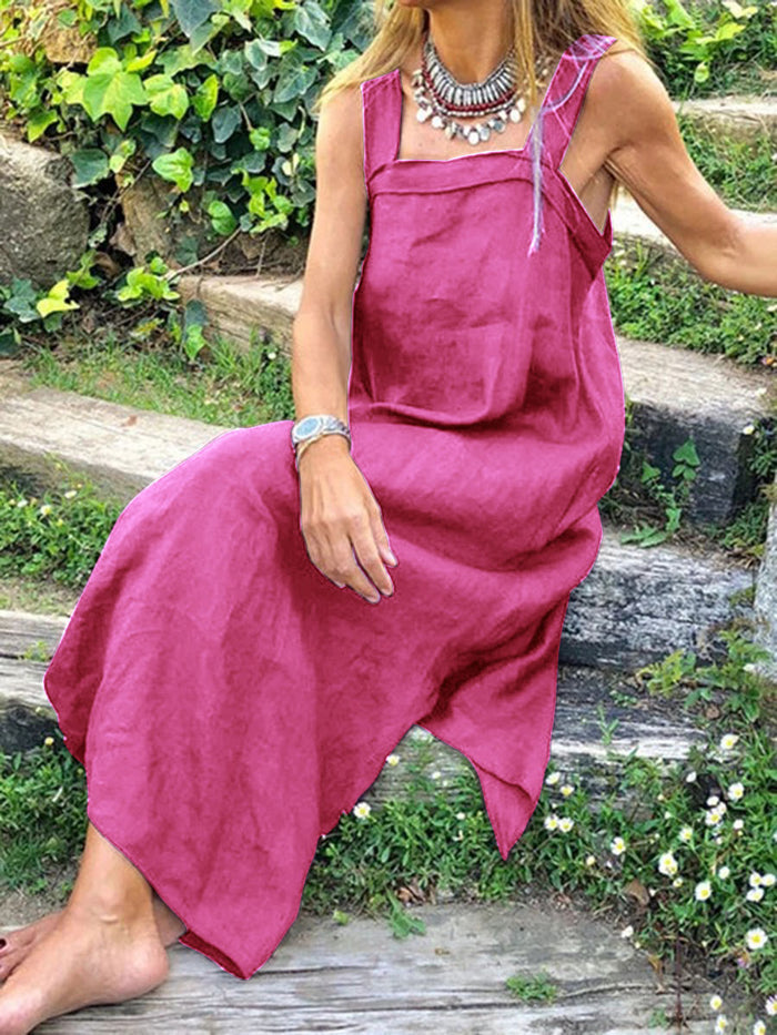 Summer Simple Casual Loose Dress