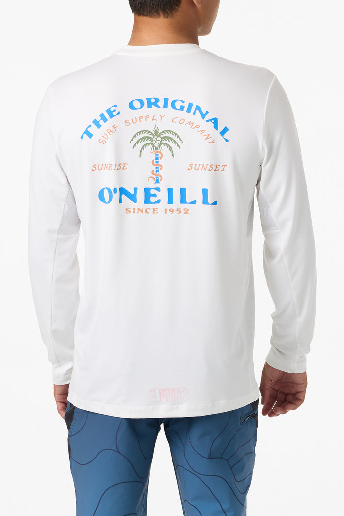 Surf Supply UPF Standard Fit Long Sleeve Tee - White | O'Neill
