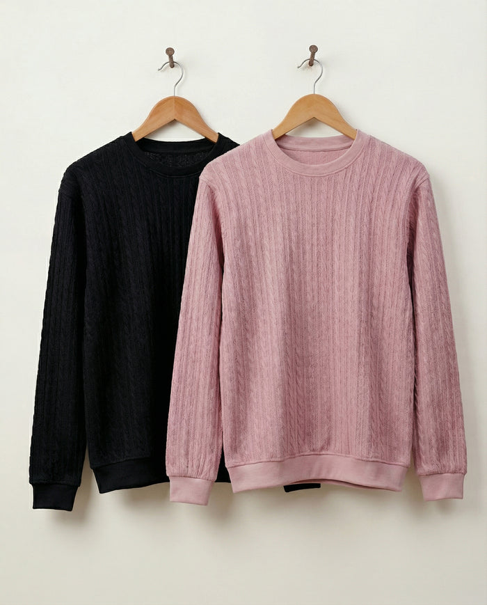 Sweatshirt Bundle Black & Pink