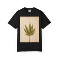 T-Shirt — Vintage Botanical Cannabis Leaf Print