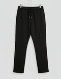 TERRY TROUSER BLACK STRAIGHT FIT