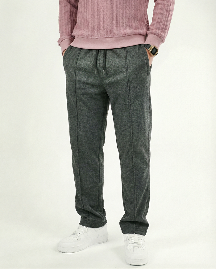 TERRY TROUSER GREY RELAXED FIT