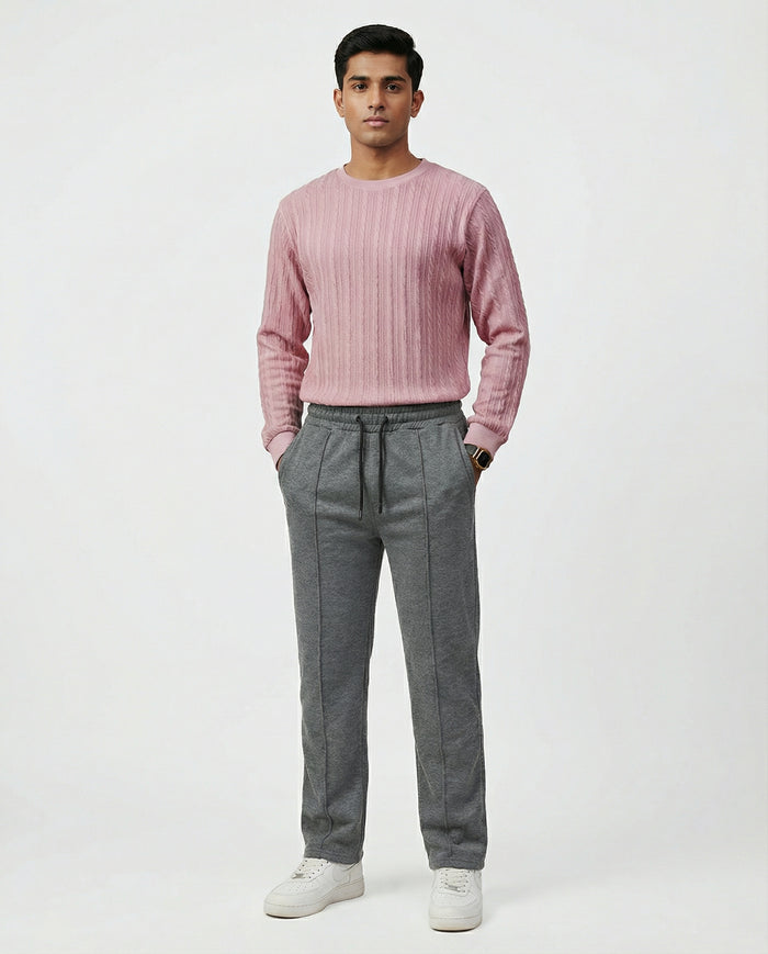 TERRY TROUSER GREY RELAXED FIT