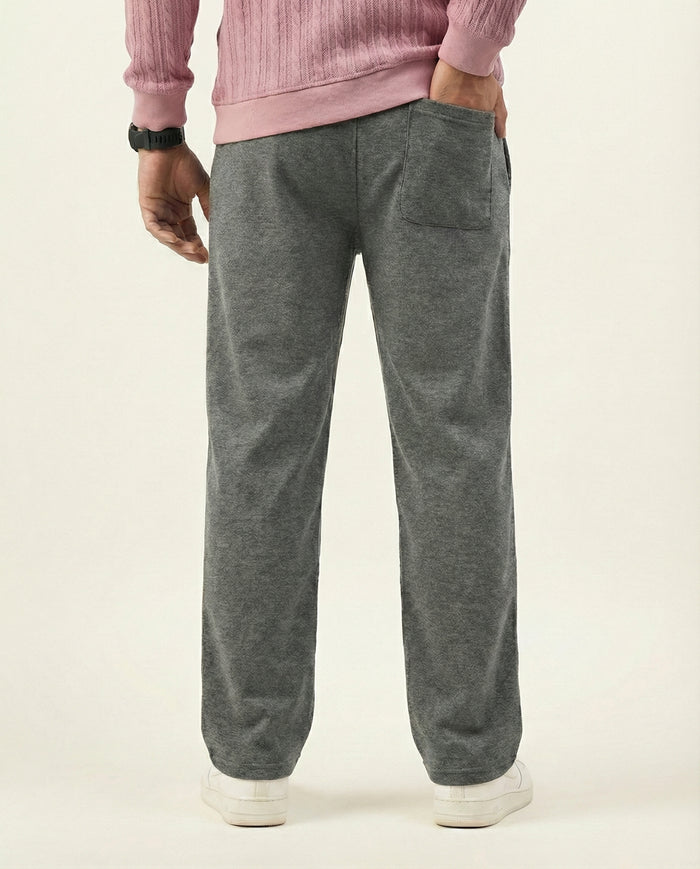 TERRY TROUSER GREY RELAXED FIT
