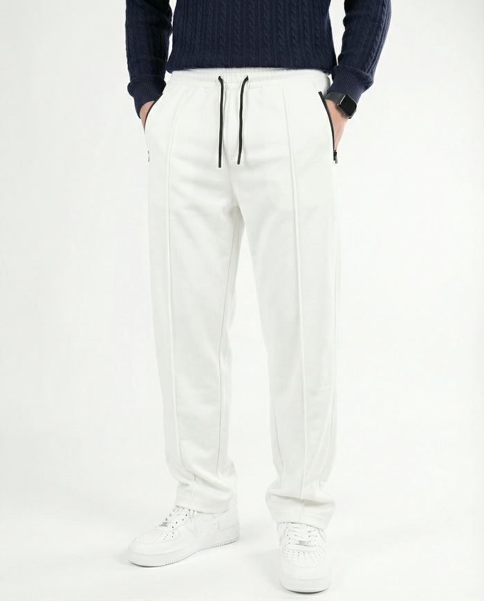TERRY TROUSER WHITE RELAXED FIT