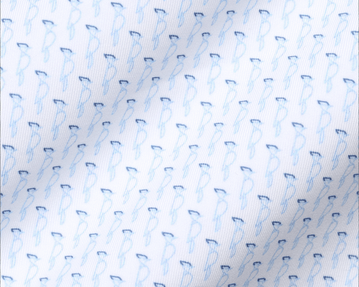 The Sprague Boys Shirt: Vista Blue & Pacific Blue