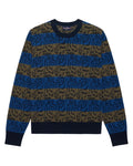 Tonal Striped Sweater Blue Black Tonal Stripe