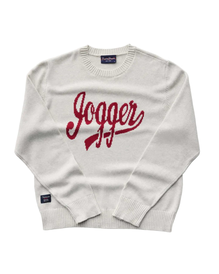 Tracksmith Cotton Jogger Sweater Heather Natural