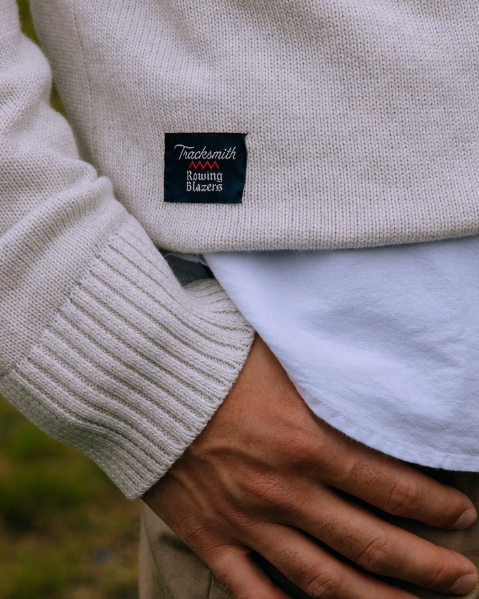 Tracksmith Cotton Jogger Sweater Heather Natural