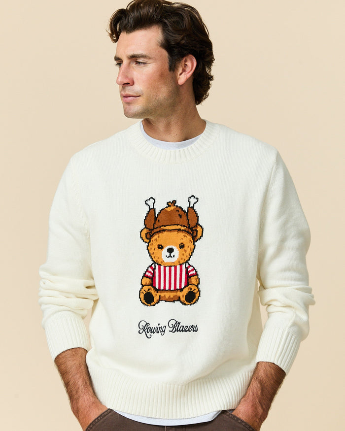 Turkey Bear Cashmere Sweater Cream