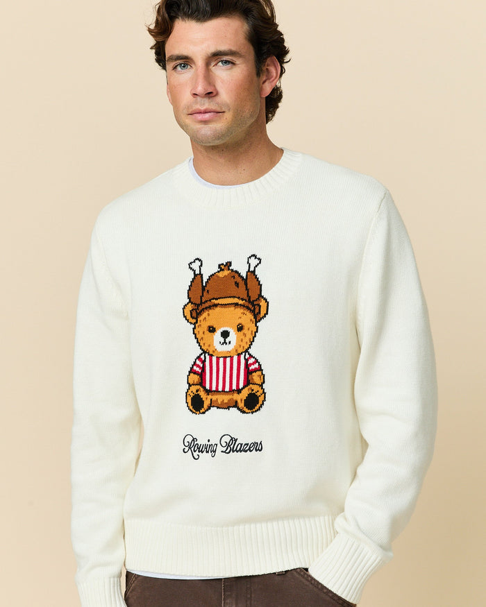 Turkey Bear Cashmere Sweater Cream