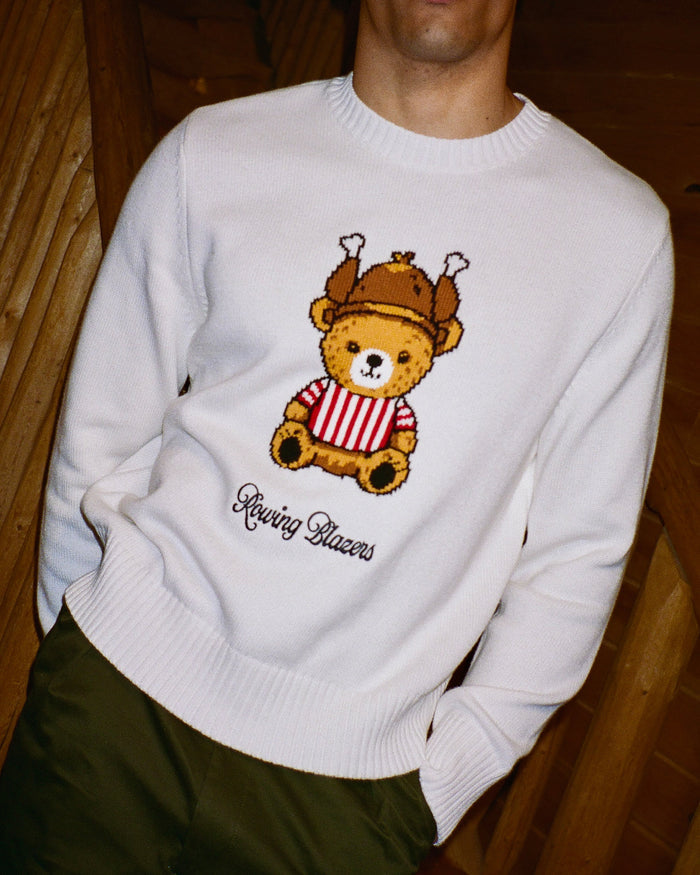 Turkey Bear Cashmere Sweater Cream