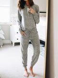Two-piece Knitted Casual Thin Suit