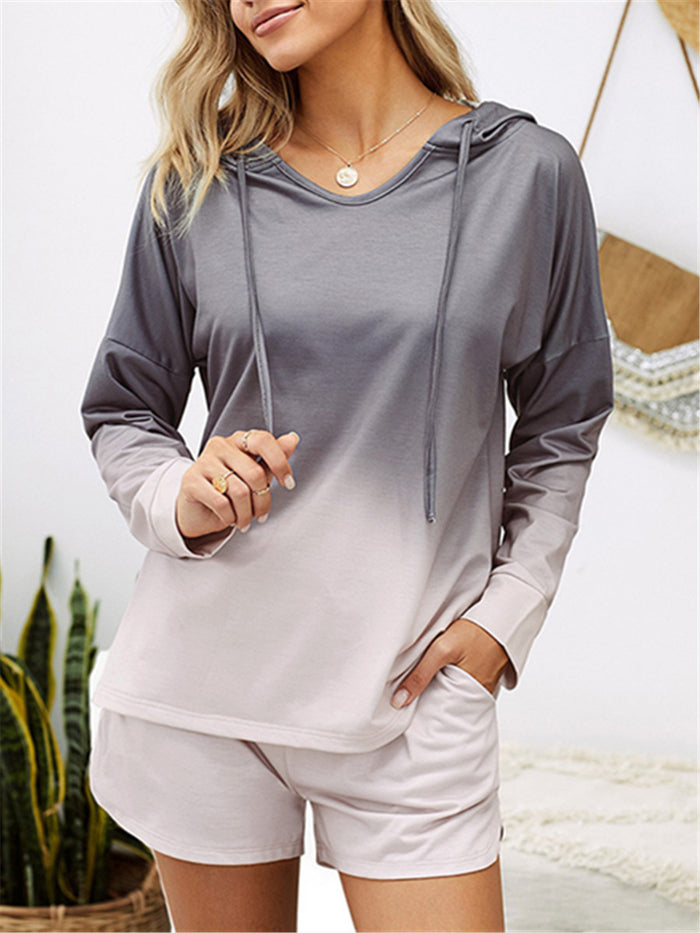 V-neck Loose Long Sleeve Suit