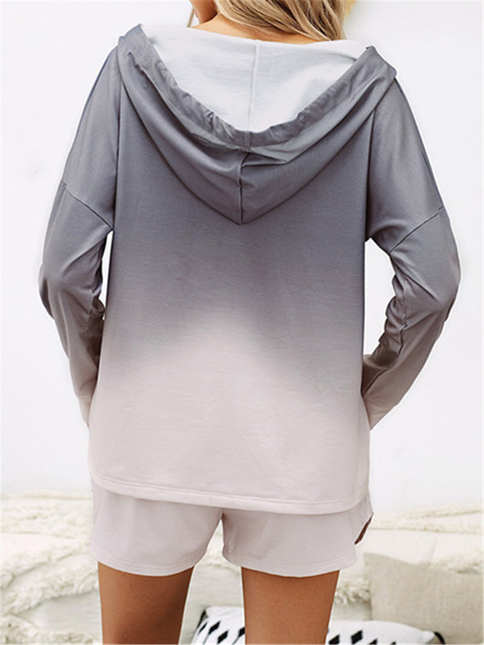 V-neck Loose Long Sleeve Suit
