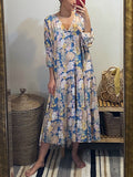 V-Neck Print Dress