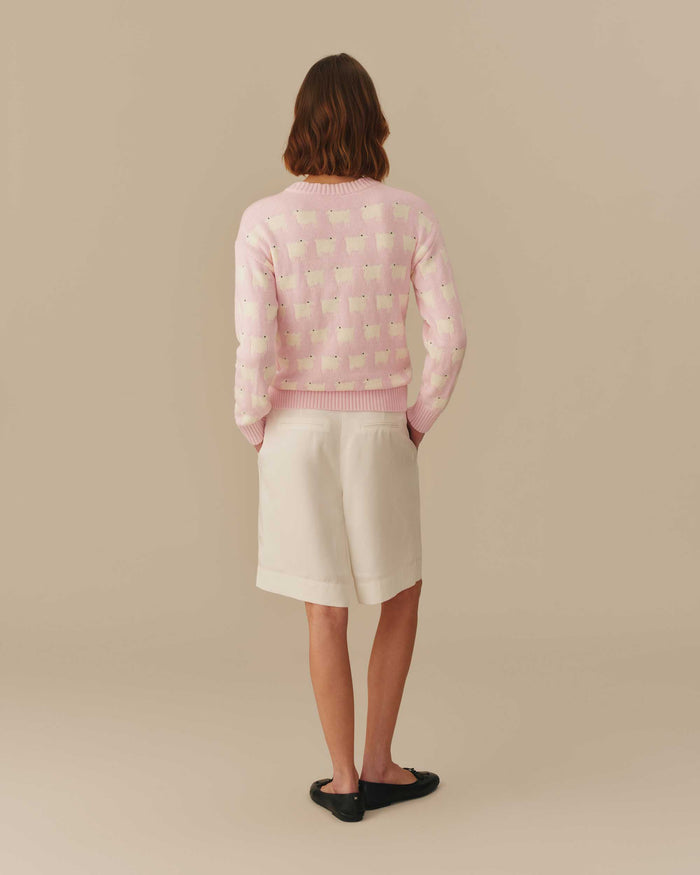 Warm & Wonderful Cotton Diana Edition Sweater Pink