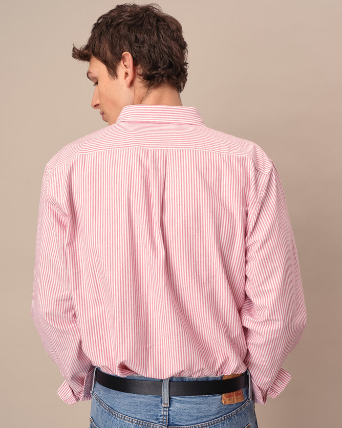 Warm & Wonderful Sheep Oxford Button Down Red