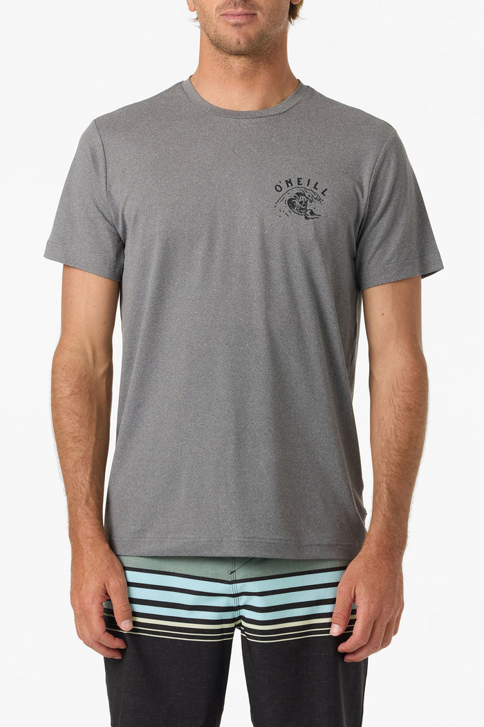 Wave Brain UPF Tee - Gargoyle Melange | O'Neill