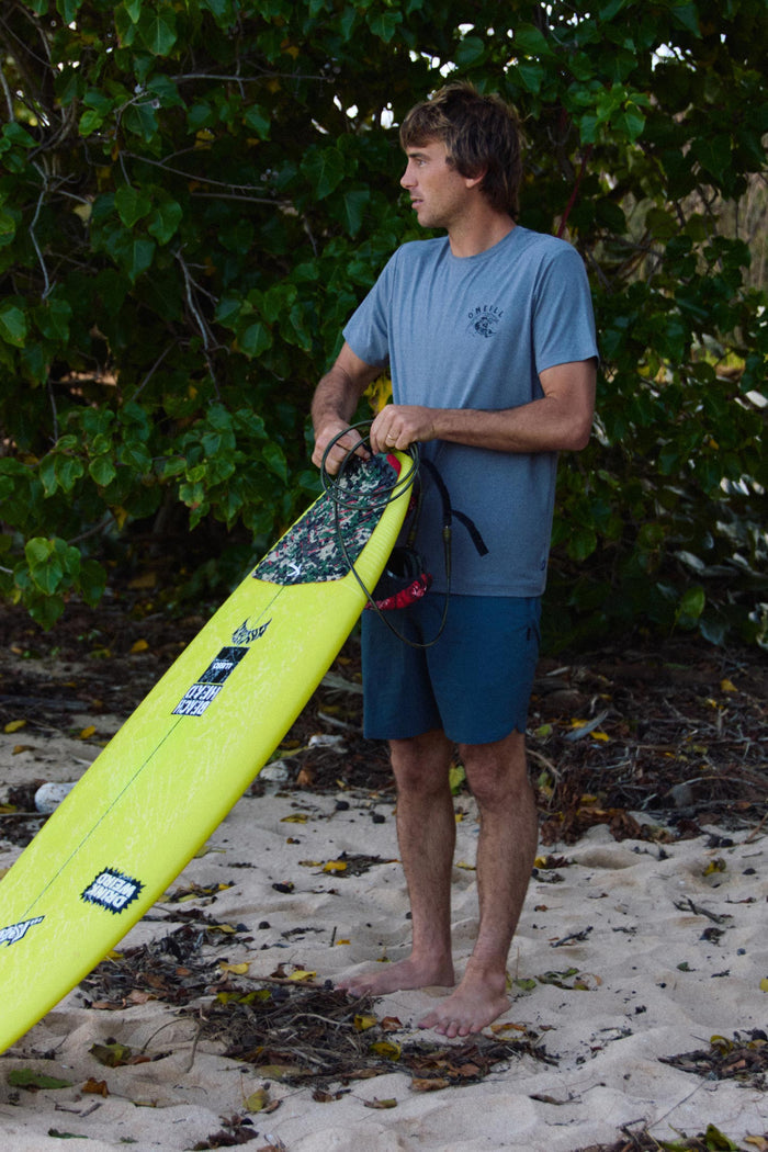 Wave Brain UPF Tee - Gargoyle Melange | O'Neill