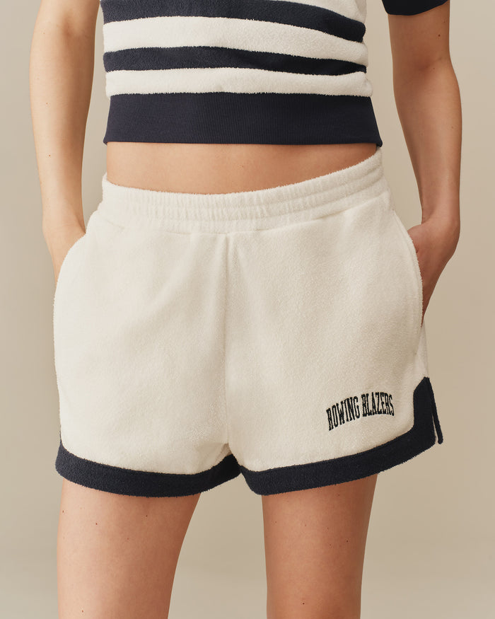 Women's Collegiate Arch Terry Short White White / XS