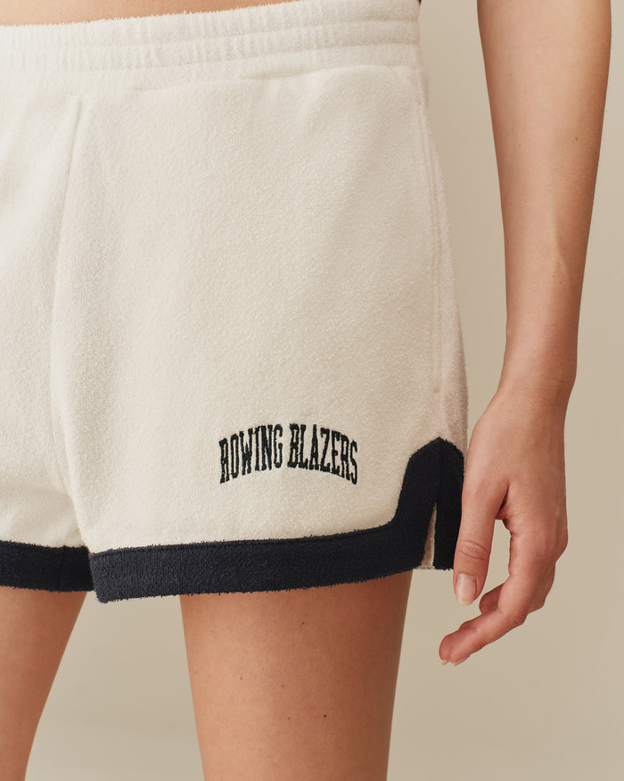 Women's Collegiate Arch Terry Short White White / XS