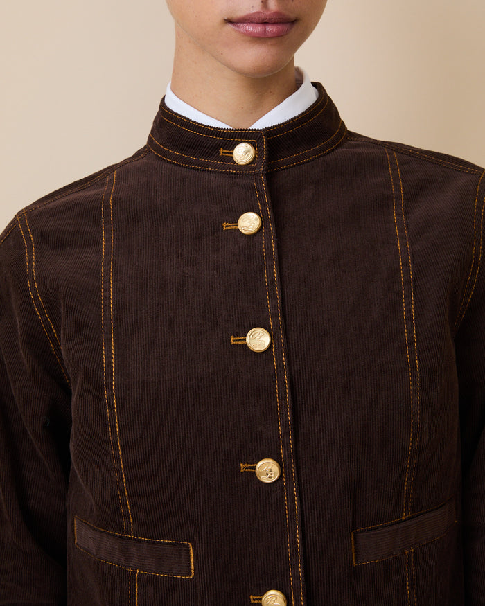 Women's Corduroy Jacket Brown