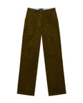Women's Corduroy Straight Leg Pant Hunter Green