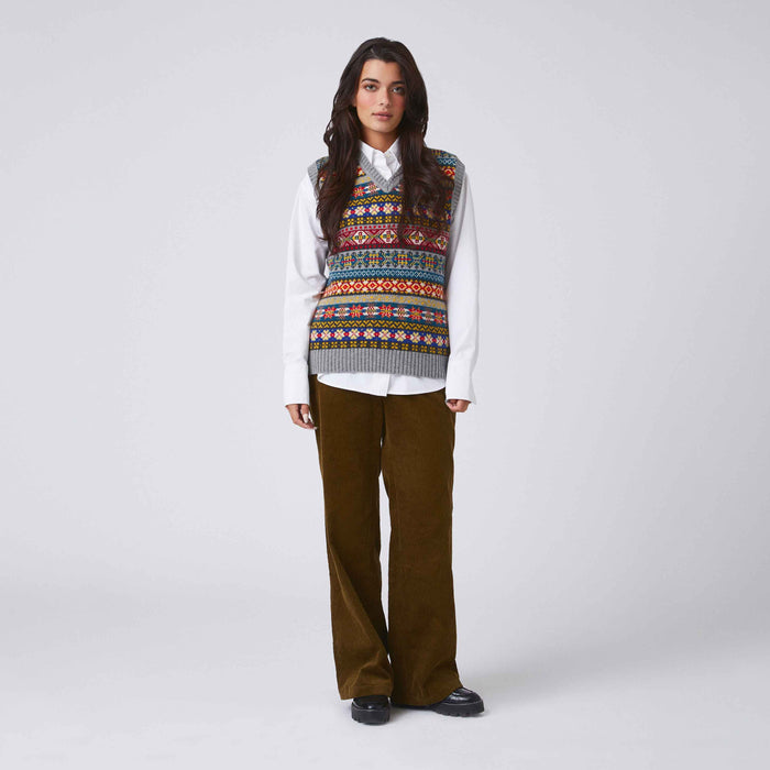 Women's Corduroy Straight Leg Pant Hunter Green