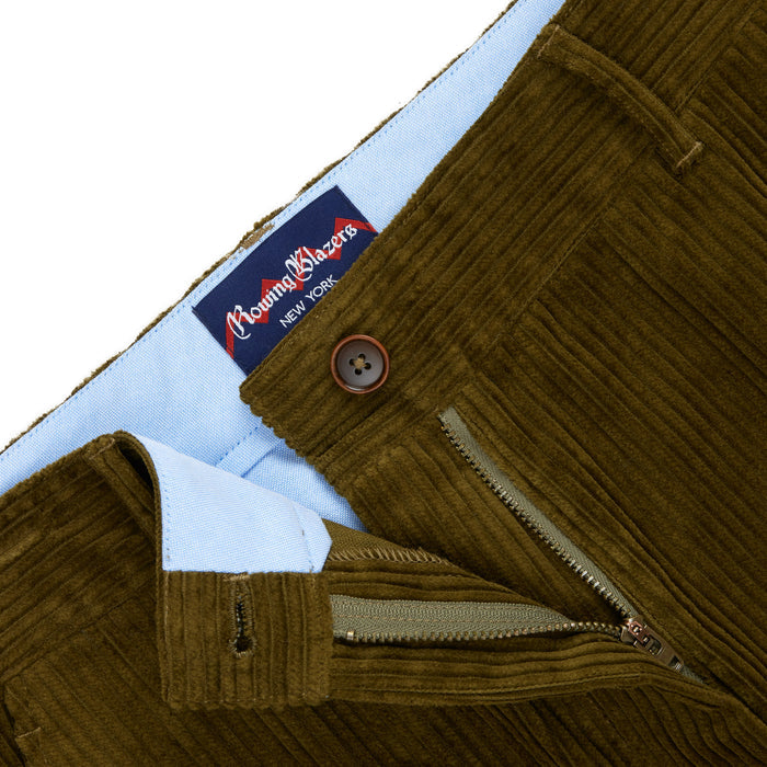 Women's Corduroy Straight Leg Pant Hunter Green