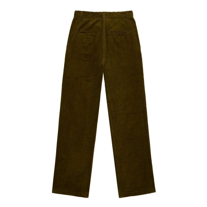 Women's Corduroy Straight Leg Pant Hunter Green