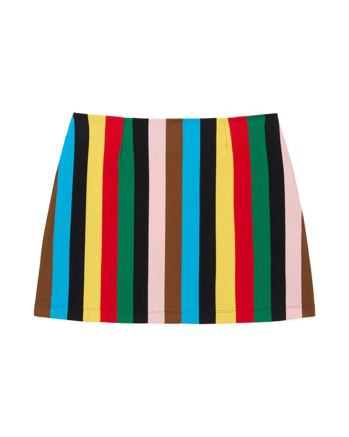 Women's Cotton Croquet Stripe Rugby Skirt Croquet