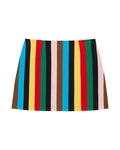 Women's Cotton Croquet Stripe Rugby Skirt Croquet
