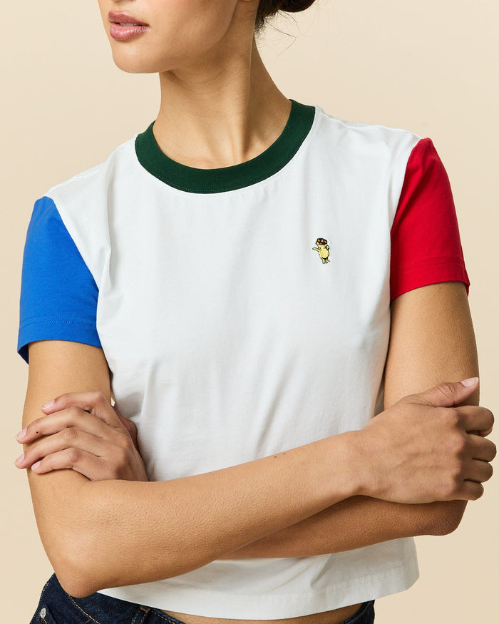 Women's Cotton Giddyup Pooh Tee White