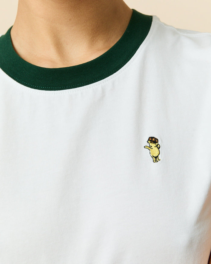 Women's Cotton Giddyup Pooh Tee White