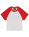 Women's Cotton Raglan Horse Tee Heather Gray