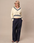 Women's Denim Trouser Dark Wash