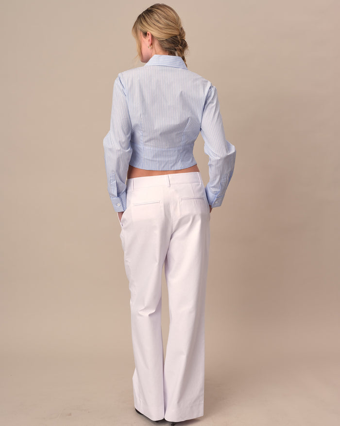 Women's Denim Trouser White