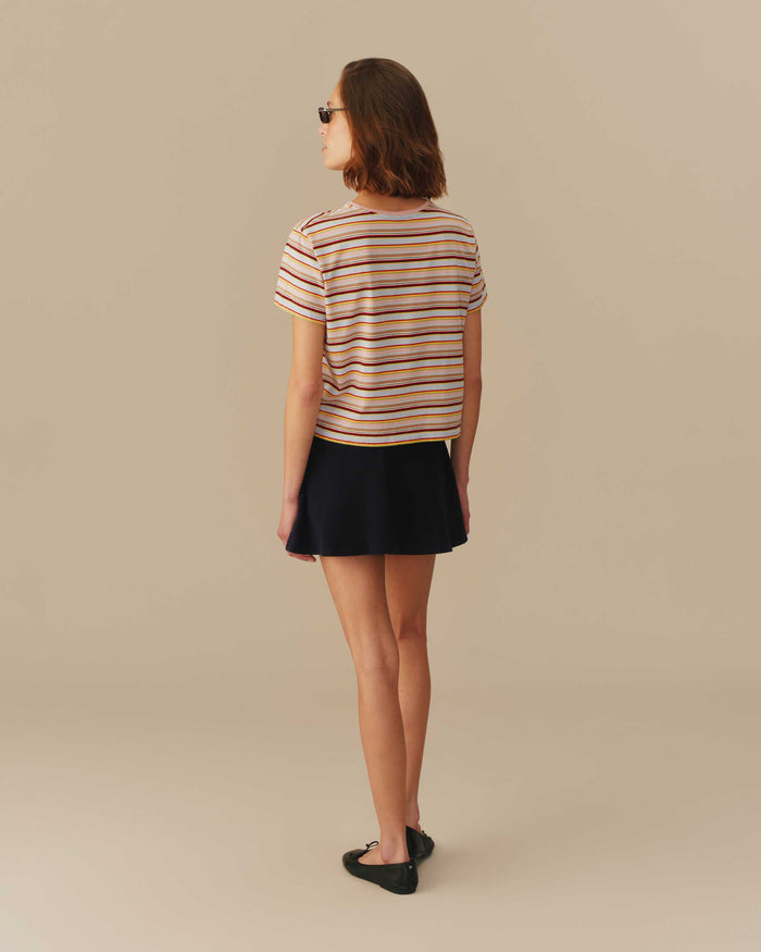 Women's Easy Striped Tee Multi-Color