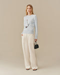 Women's Linen Tencel Everyday Trouser White
