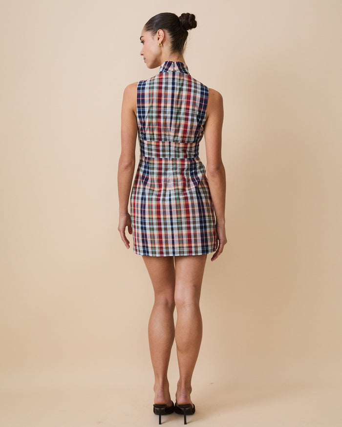 Women's Plaid Dress Classic Plaid