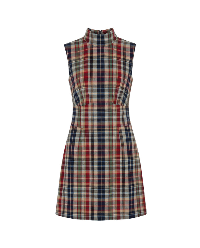 Women's Plaid Dress Classic Plaid