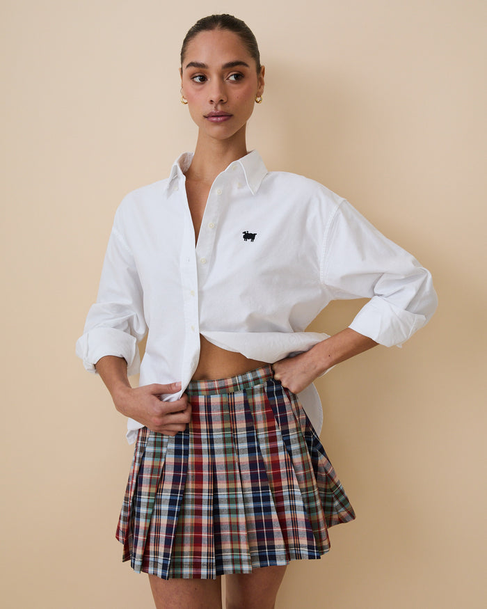 Women's Plaid Pleated Skirt Classic Plaid