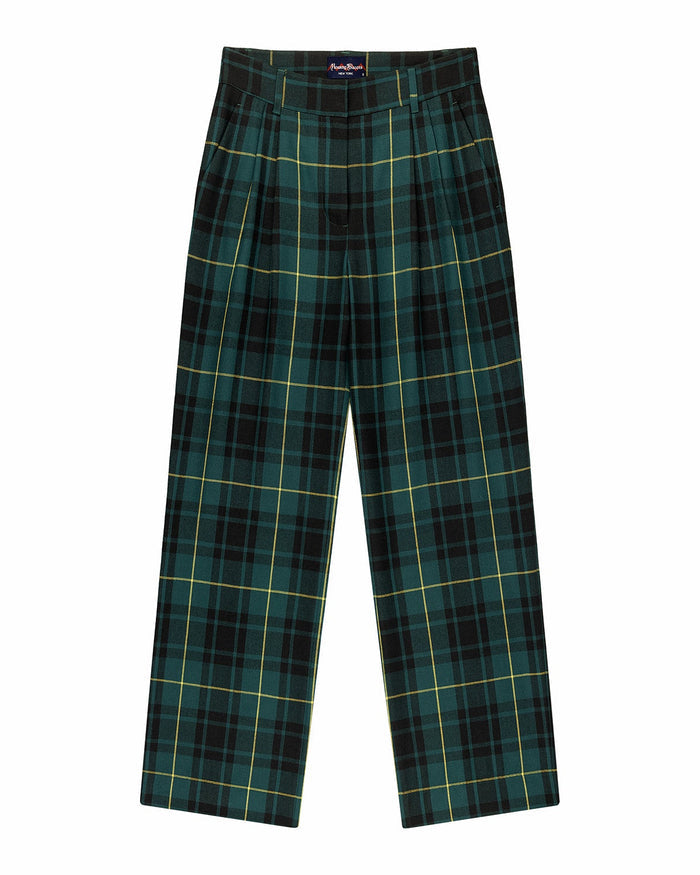 Women's Plaid Tartan Trousers Gordon Modern