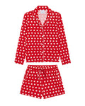 Women's Sheep Pajama Set Diana Red