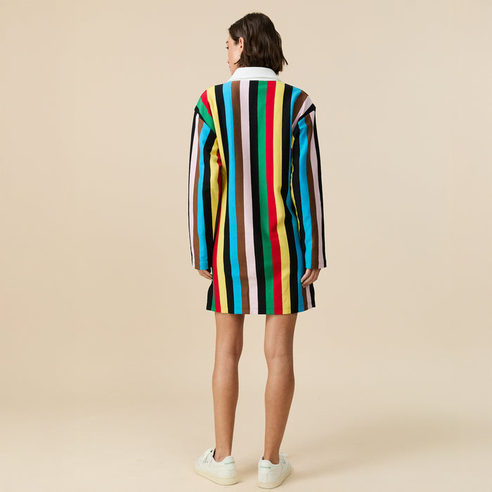 Women's Stripe Rugby Dress Croquet